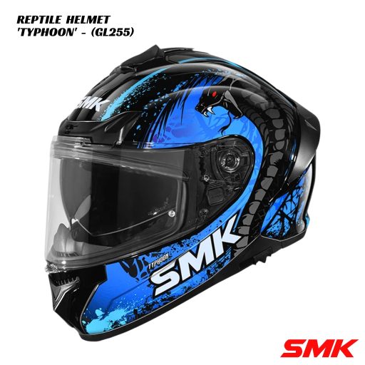 SMK Typhoon Reptile Helmet - GL255