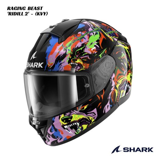 Shark Ridill 2 - Raging BEAST KVY - BLACK/VIOLET/YELLOW