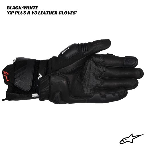 Alpinestars GP Plus R V3 Leather Gloves - BLACK/WHITE