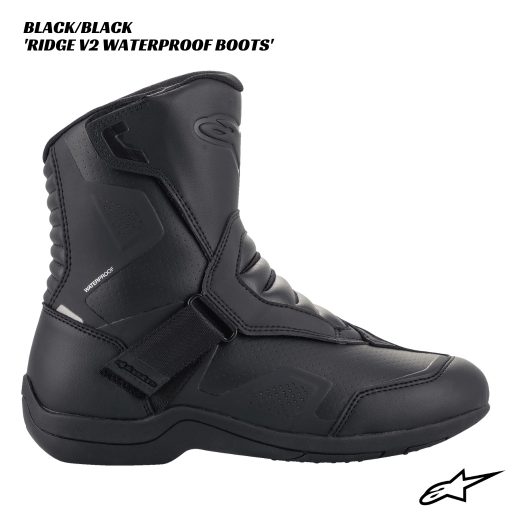 Alpinestars Ridge V2 Waterproof Boots - BLACK/BLACK