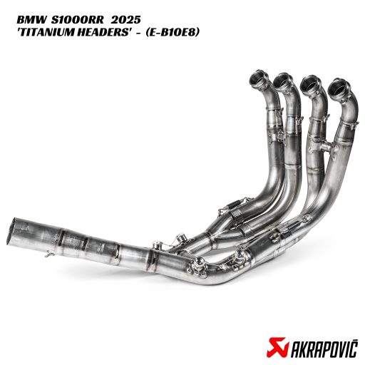 Akrapovič Titanium Performance Headers - E-B10E8 - BMW S1000RR 2025