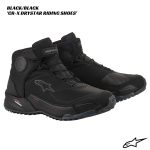 Alpinestars CR-X Drystar Riding Shoes - BLACK/BLACK