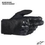 Alpinestars Celer V3 Leather Gloves - BLACK/BLACK