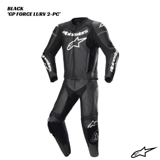 Alpinestars GP Force Lurv 2-Piece Leather Suit - BLACK
