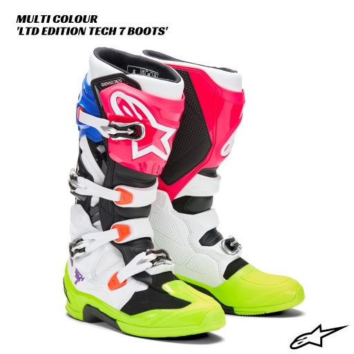 Alpinestars Limited Edition Hay Tech 7 Boots 2025 - MULTICOLOUR