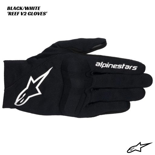 Alpinestars Reef V2 Riding Gloves - BLACK/WHITE