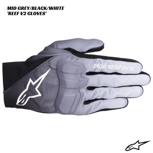 Alpinestars Reef V2 Riding Gloves - MID GREY/BLACK/WHITE