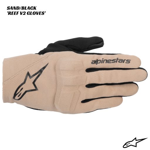 Alpinestars Reef V2 Riding Gloves - SAND/BLACK