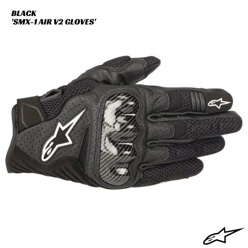 Alpinestars SMX-1 Air V2 Carbon Gloves - BLACK