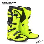 Alpinestars Tech 7 Boots 2025 - YELLOW FLUO/BLACK