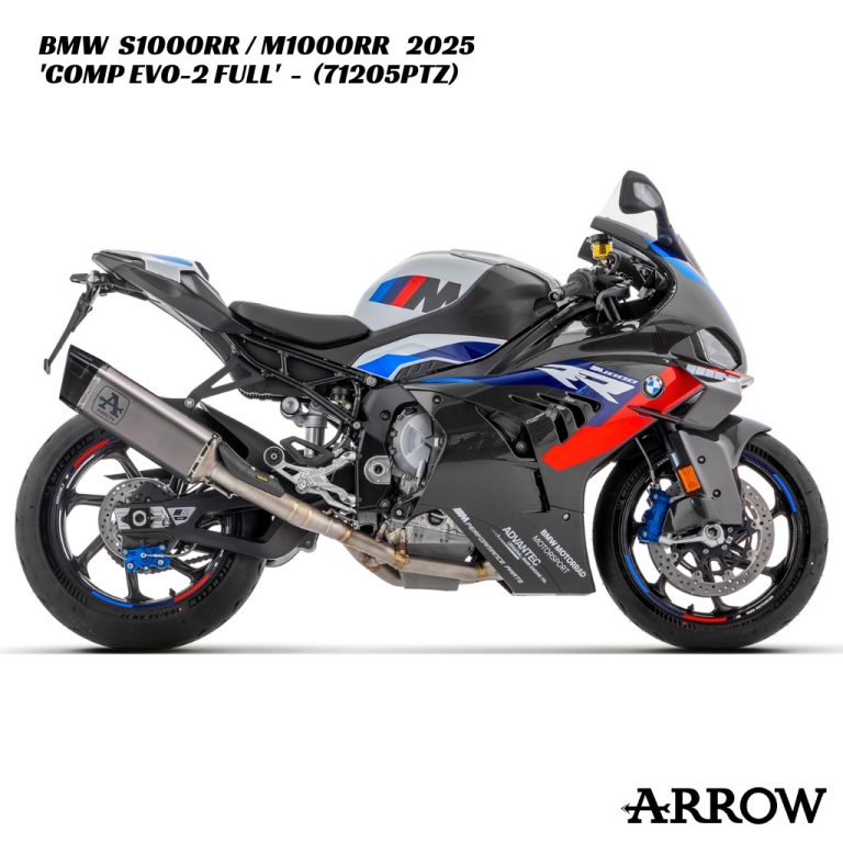 Arrow Competition EVO-2 Full Titanium System - 71205PTZ - BMW S1000RR / M1000RR 2025