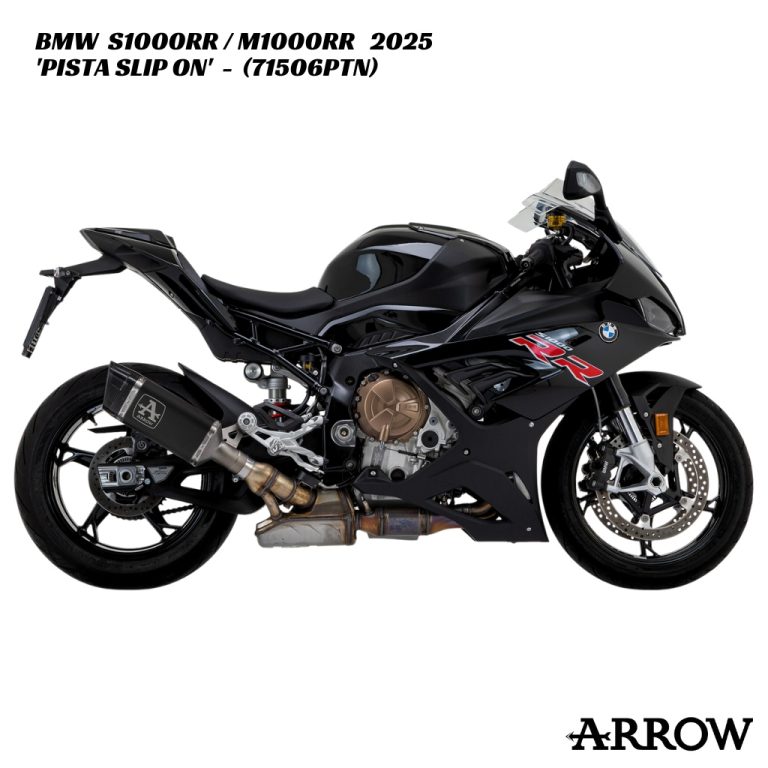 Arrow Pista Dark Titanium Slip-On - 71506PTN - BMW S1000RR / M1000RR 2025