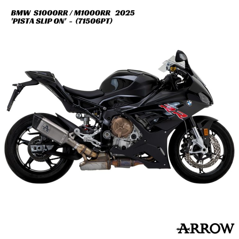 Arrow Pista Titanium Slip-On - 71506PT - BMW S1000RR / M1000RR 2025