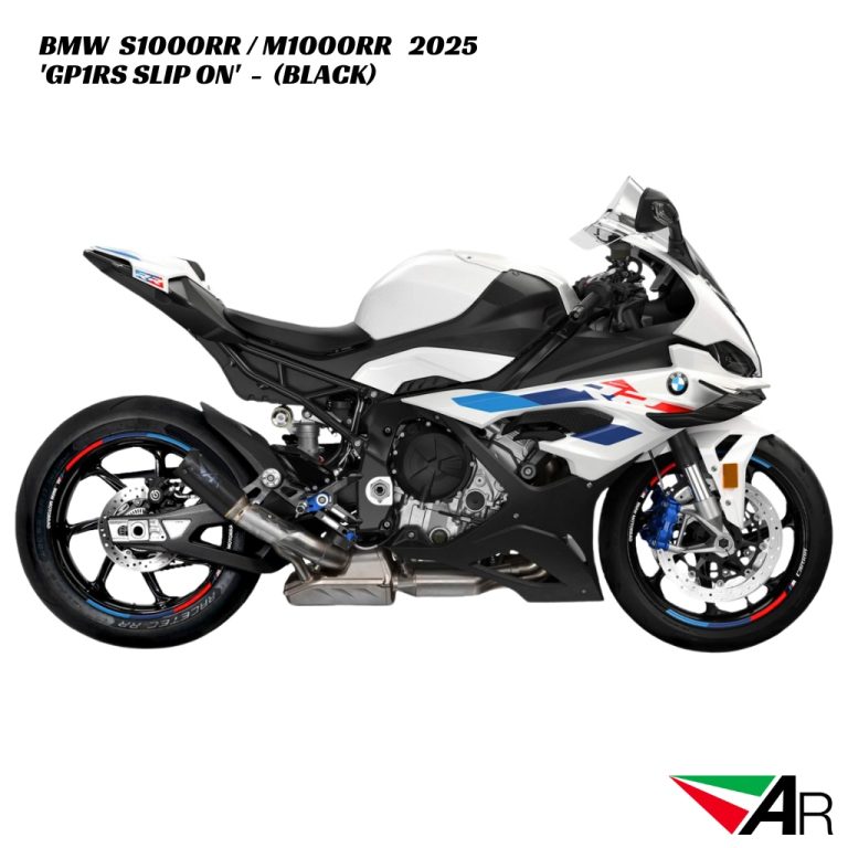 Austin Racing GP1RS Titanium Slip-On Exhaust - BLACK - BMW S1000RR / M1000RR 2025