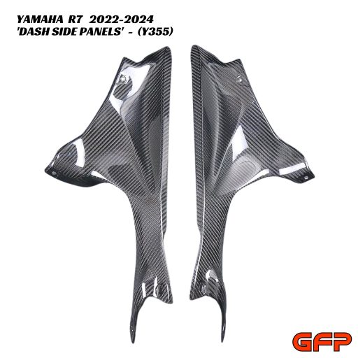 GFP Carbon Fiber Dash Side Panels - Yamaha R7 2022-2024