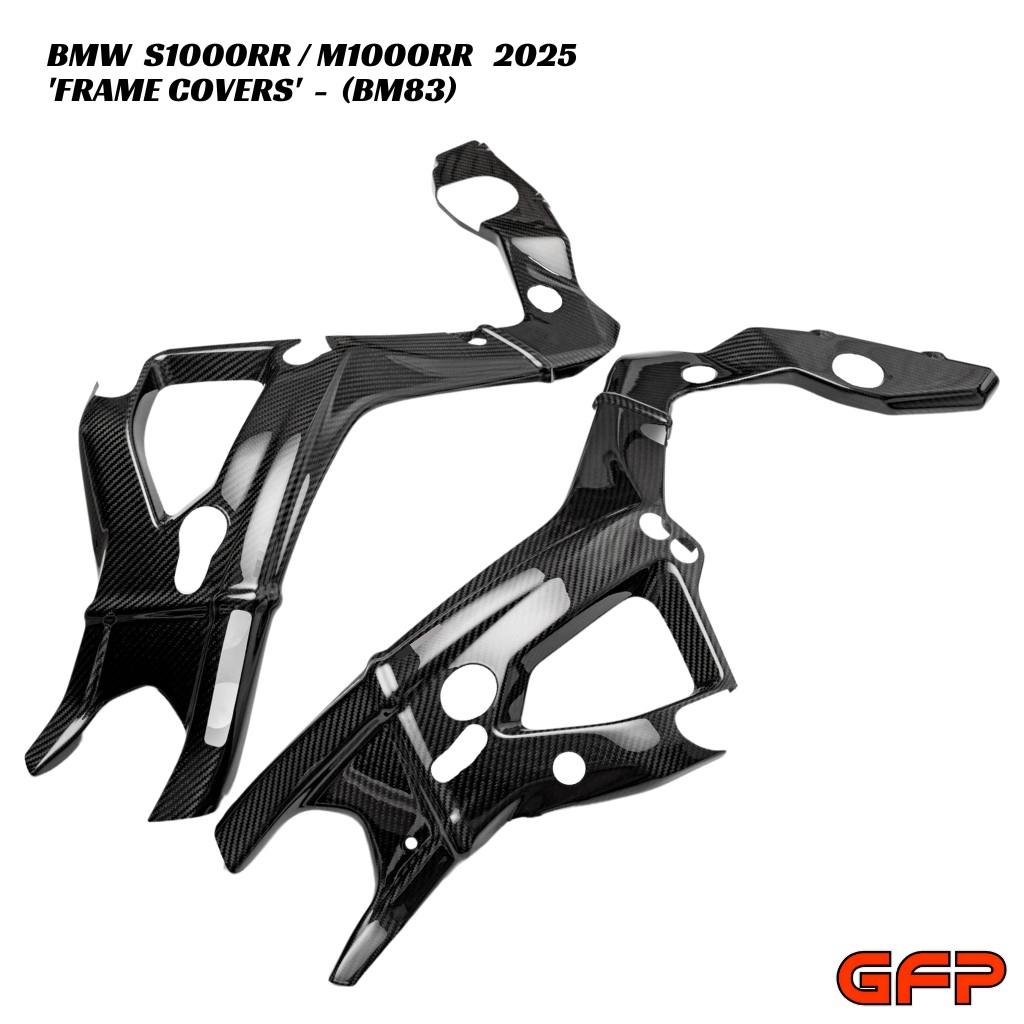 GFP Carbon Fiber Frame Covers - BMW S1000RR / M1000RR 2025