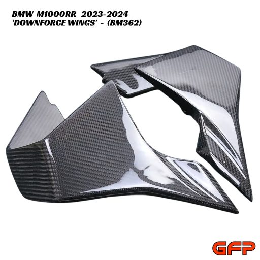 GFP Carbon Fiber Front Downforce Wings - BMW M1000RR 2023-2024