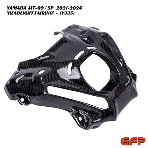 GFP Carbon Fiber Headlight Fairing - Yamaha MT-09 / SP 2021-2024