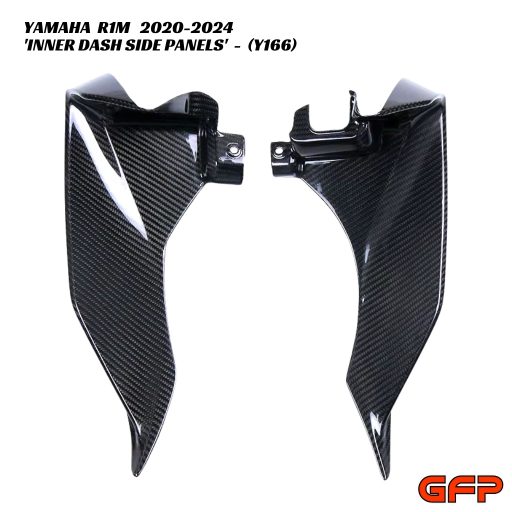 GFP Carbon Fiber Inner Dash Side Panels - Yamaha R1M 2020-2024