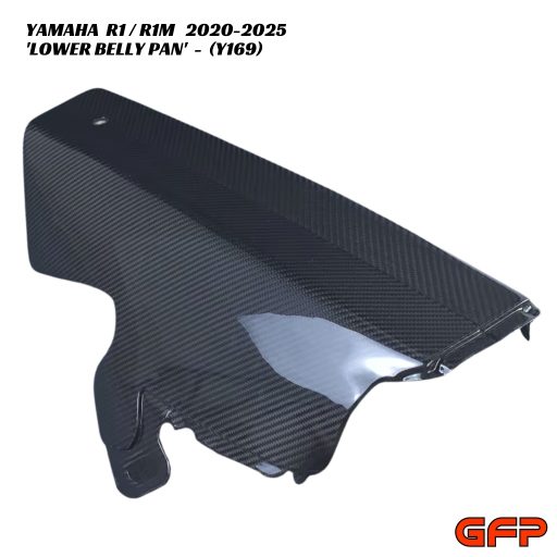 GFP Carbon Fiber Lower Belly Pan - Yamaha R1 / R1M 2020-2025