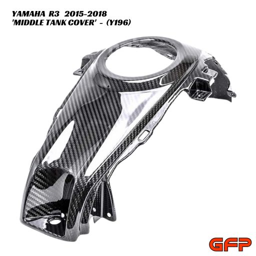 GFP Carbon Fiber Middle Tank Cover - Yamaha R3 2015-2018