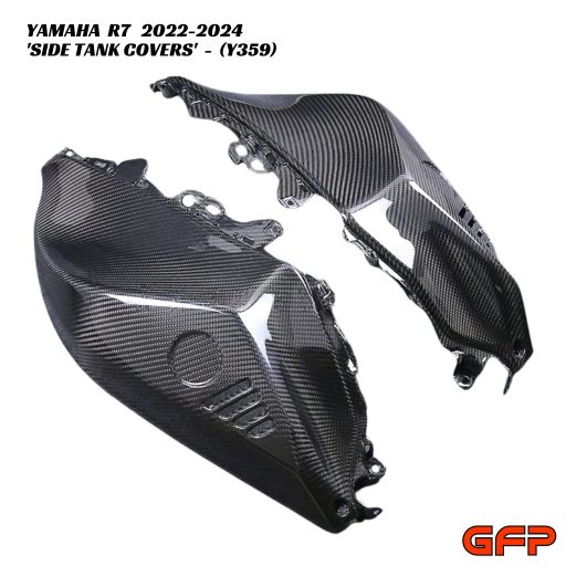 GFP Carbon Fiber Side Tank Covers - Yamaha R7 2022-2024