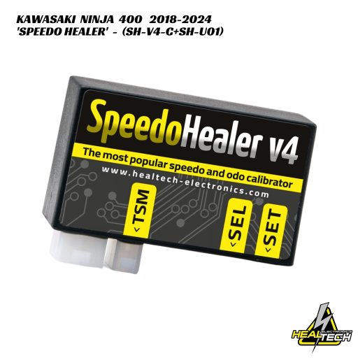 HealTech SpeedoHealer V4 - SH-V4-C+SH-U01 - Kawasaki Ninja 400 2018-2024