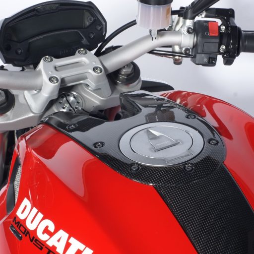 GFP Carbon Fiber Upper Tank Cover - Ducati Monster 696 / 796 / 1100 2008-2014