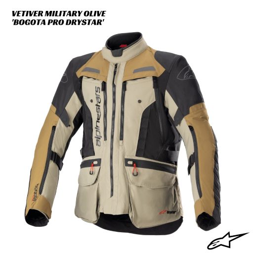 Alpinestars Bogota Pro Drystar Jacket - VETIVER MILITARY OLIVE