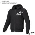 Alpinestars Chrome V2 Sport Hoodie - BLACK/WHITE