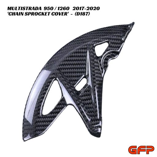 GFP Carbon Fiber Chain Sprocket Cover - Ducati Multistrada 950 / 1260 2017-2020