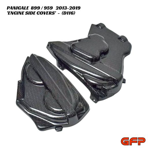 GFP Carbon Fiber Engine Side Covers - Ducati Panigale 899 / 959 2013-2019
