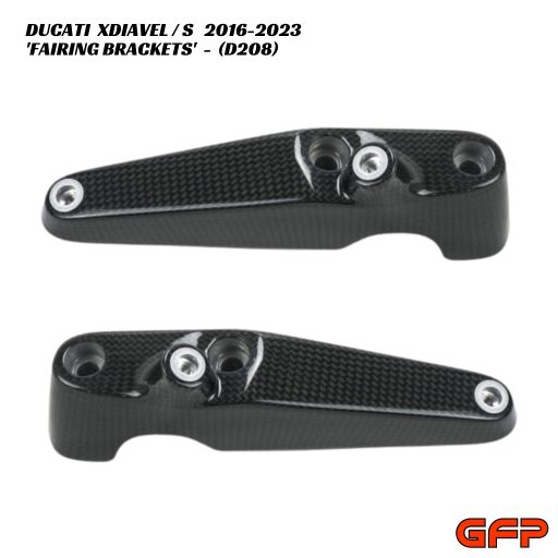 GFP Carbon Fiber Fairing Brackets - Ducati XDiavel / S 2016-2023