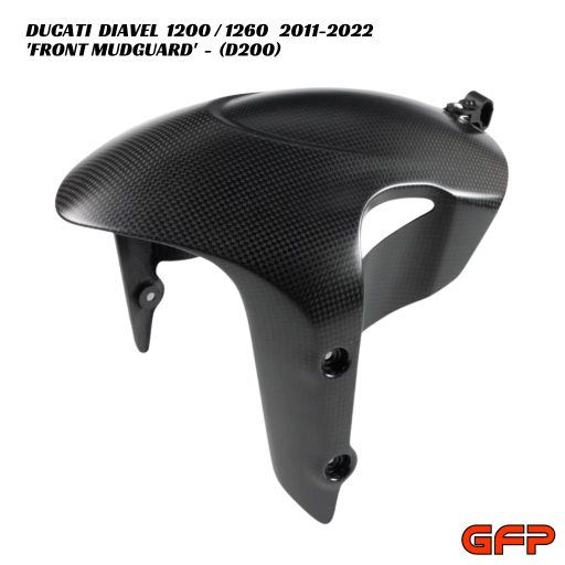 GFP Carbon Fiber Front Mudguard - Ducati Diavel 1200 / 1260 2011-2022