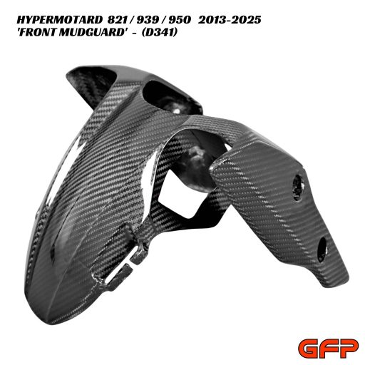 GFP Carbon Fiber Front Mudguard - Ducati Hypermotard 821 / 939 / 950 2013-2025
