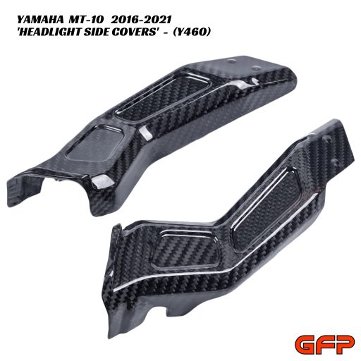 GFP Carbon Fiber Headlight Side Covers - Yamaha MT-10 2016-2021