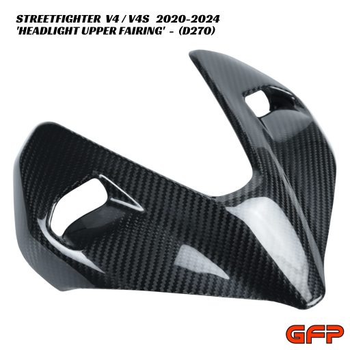 GFP Carbon Fiber Headlight Upper Fairing - Ducati Streetfighter V4 / V4S 2020-2024