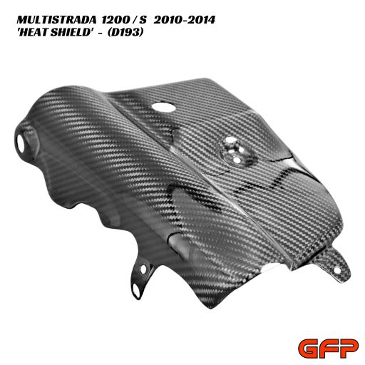 GFP Carbon Fiber Heat Shield - Ducati Multistrada 1200 / S 2010-2014