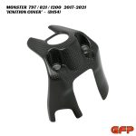 GFP Carbon Fiber Ignition Cover - Ducati Monster 797 / 821 / 1200 2017-2021