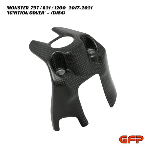 GFP Carbon Fiber Ignition Cover - Ducati Monster 797 / 821 / 1200 2017-2021