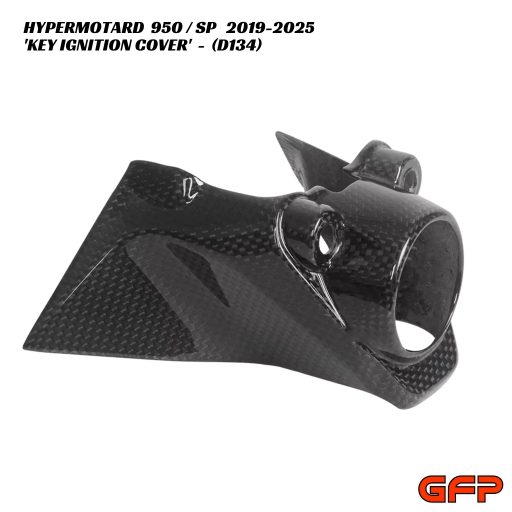 GFP Carbon Fiber Key Ignition Cover - Ducati Hypermotard 950 / SP 2019-2025