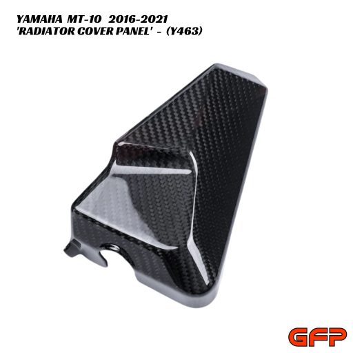 GFP Carbon Fiber Radiator Cover Panel - Yamaha MT-10 2016-2021