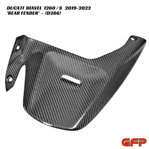GFP Carbon Fiber Rear Fender - Ducati Diavel 1260 / S 2019-2022