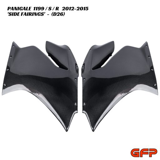 GFP Carbon Fiber Side Fairings - Ducati Panigale 1199 / S / R 2012-2015