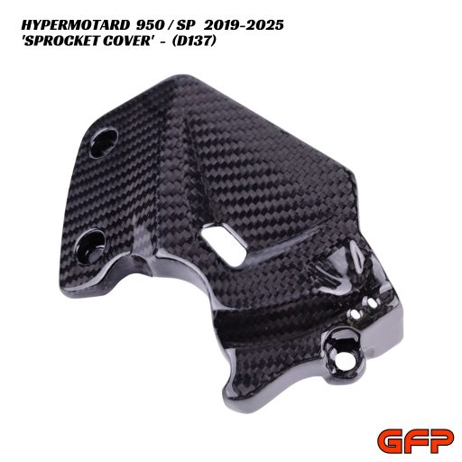GFP Carbon Fiber Sprocket Cover - Ducati Hypermotard 950 / SP 2019-2025