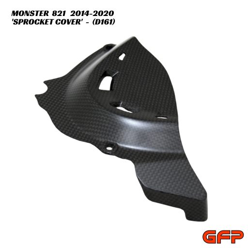 GFP Carbon Fiber Sprocket Cover - Ducati Monster 821 2014-2020