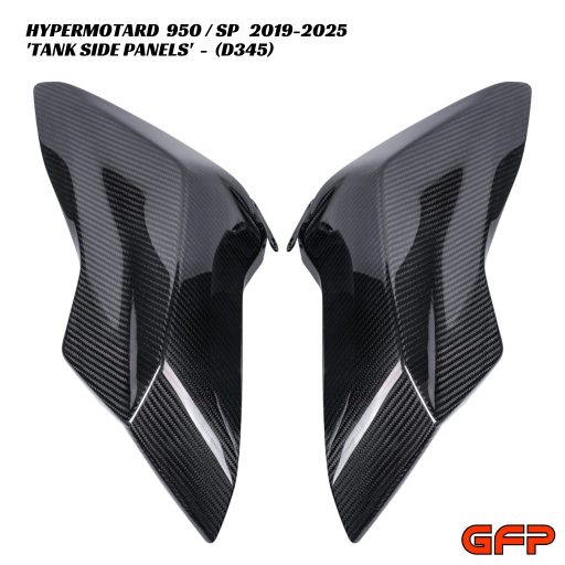 GFP Carbon Fiber Tank Side Panels - Ducati Hypermotard 950 / SP 2019-2025