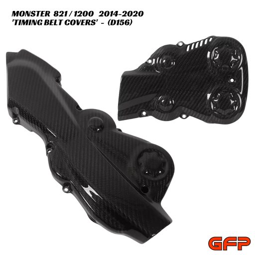 GFP Carbon Fiber Timing Belt Covers - Ducati Monster 821 / 1200 2014-2020