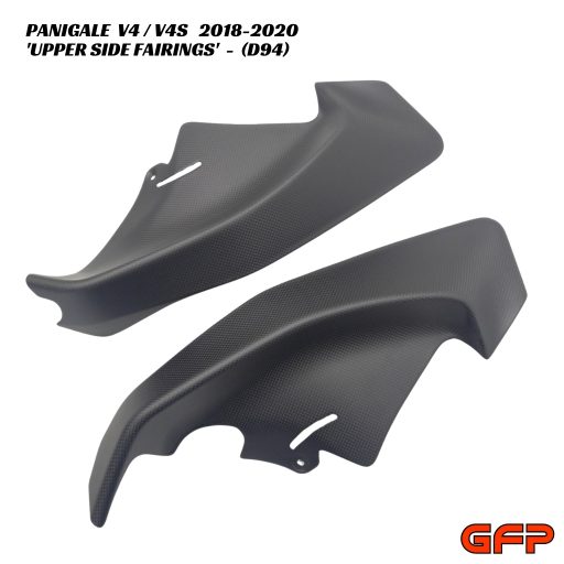 GFP Carbon Fiber Upper Side Fairings - Ducati Panigale V4 / V4S 2018-2020