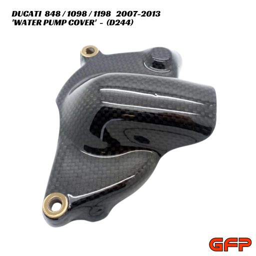 GFP Carbon Fiber Water Pump Cover - Ducati 848 / 1098 / 1198 2007-2013
